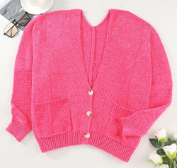 Button Down Cardigan with Pockets