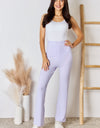 RISEN Full Size High Waist Ultra Soft Knit Flare Pants