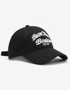 Embroidered Graphic Adjustable Baseball Cap