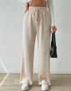 Drawstring Wide Leg Pants