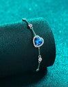 1 Carat Moissanite 925 Sterling Silver Bracelet