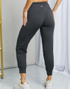 Leggings Depot Full Size Wide Waistband Cropped Joggers