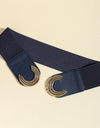 Double C Buckle Elastic Belt