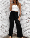 Double Take Elastic Waist Straight Leg Pants with Pockets