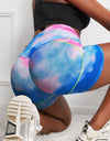 Wide Waistband High Waist Yoga Shorts