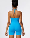 Halter Neck Sports Romper