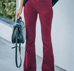 High Waist Bootcut Pants