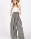 SAGE + FIG Cotton Gauze Wash Stripe Pants