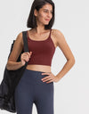 Feel Like Skin Scoop Neck Sports Cami