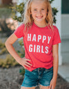 Girls Letter Graphic Short Sleeve T-Shirt