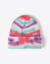 Tie-Dye Ribbed Knit Beanie