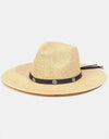 Fame Belt Strap Straw Hat