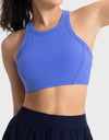 Wide Strap Cropped Sport Tank