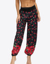 Oversized Printed Wide Leg Long Pants