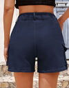 Pocketed High Waist Shorts