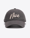 NICE Adjustable Cotton Baseball Cap