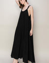 HYFVE Frill Sleeveless A-Line Maxi Dress