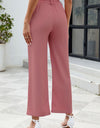 Pocketed High Waist Pants