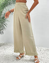 Fringe Detail Wide Leg Pants