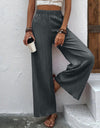 Full Size High Waist Wide Leg Pants