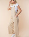 White Birch Sleeveless Wide Leg Jumpsuit