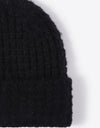 Waffle-Knit Cuff Beanie