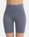 Pocketed High Waist Active Shorts