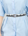 Toggle Clasp Elastic Belt