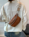 PU Leather Sling Bag