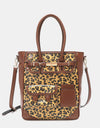 Nicole Lee USA Leopard Large Tote Bag