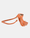 Fringed PU Leather Sling Bag