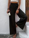 Full Size High Waist Wide Leg Pants