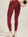 Wide Waistband Long Active Pants