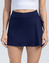 High Waist Active Skort with Pockets