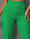 High Waist Straight Pants