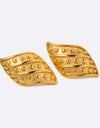 18K Gold-Plated Stainless Steel Stud Earrings