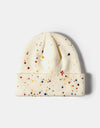 Confetti Rib-Knit Cuff Beanie