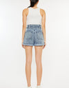 Kancan Ultra High Rise Paperbag Denim Shorts