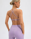 Crisscross Spaghetti Strap Active Cami