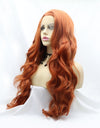 13*3" Lace Front Wigs Synthetic Long Wavy 24" 130% Density