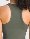 Racerback Cropped Sports Tank