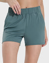 Elastic Waist Active Shorts