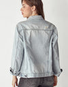 RISEN Distressed Button Up Jacket