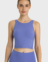 Feel Like Skin Highly Stretchy Cropped Sports Tank