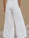 Wide Leg Buttoned Pants