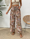 Printed Wide Leg Pants