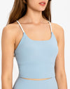 Crisscross Back Scoop Neck Sports Cami