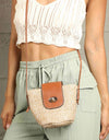 Adored Straw Bucket Bag