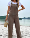 Straight Leg Jumpsuit with Pockets