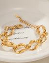 18K Gold-Plated Stainless Steel Bracelet